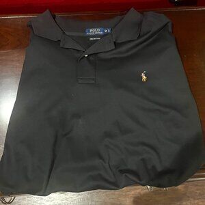 RL 4XB Black Long Sleeve Shirt